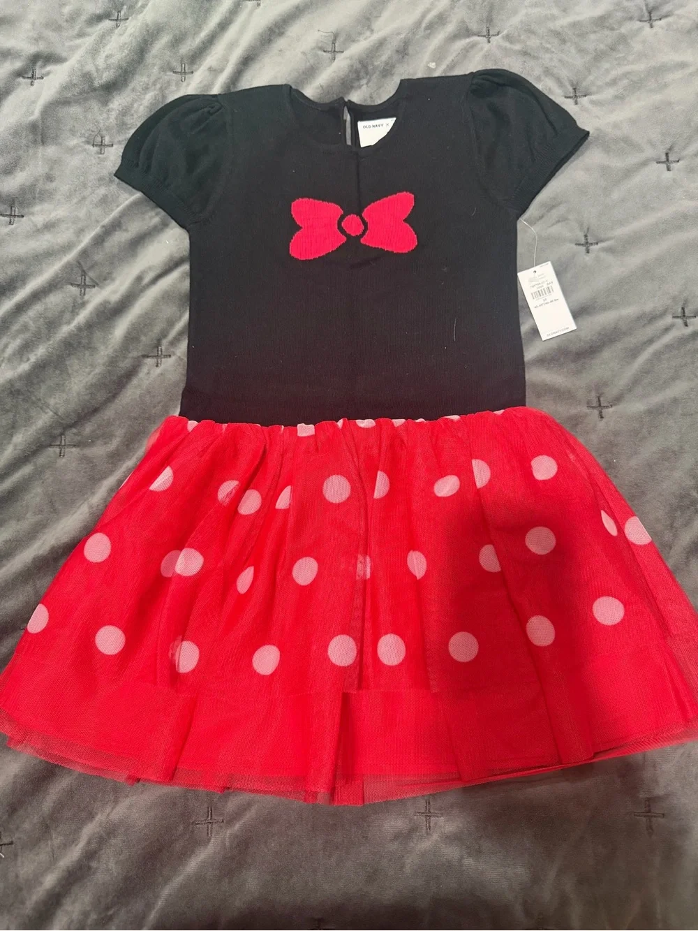 Old Navy x Disney Black and Red Girls Dress